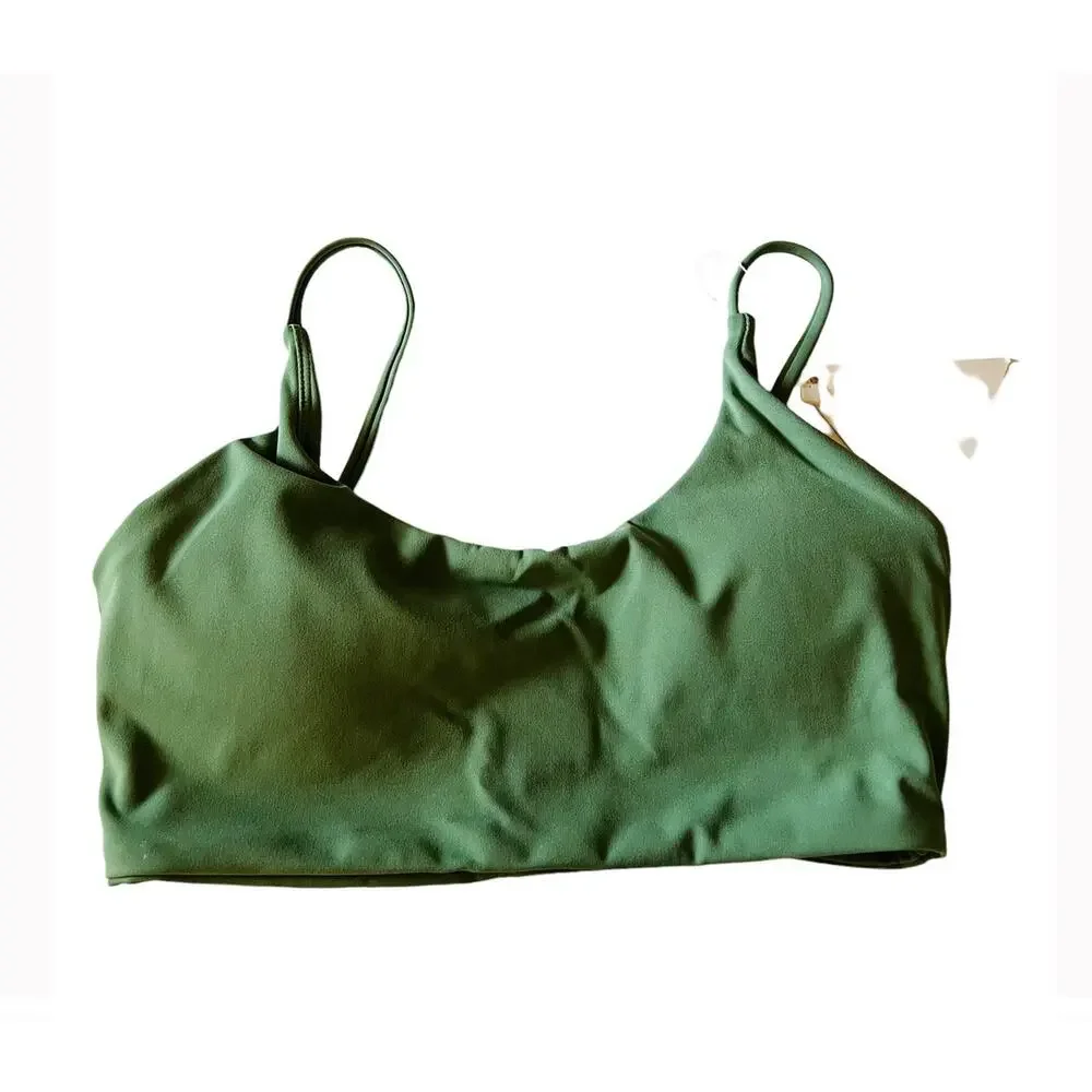 Buffbuny Collection Swim Top Size XXS NWT Green